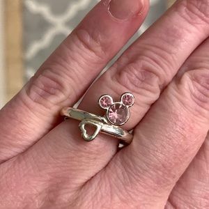 Pink Mickey Mouse Ring size 6-7